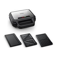 Tefal Tefal Ultra Compact SW383D10 - sandwich maker / waffle maker / panini maker - rostfritt stål