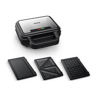 Tefal Tefal Ultra Compact SW383D10 - sandwich maker / waffle maker / panini maker - rostfritt stål