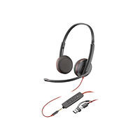 Poly HP Poly Blackwire 3225 - headset - 3,5 mm kontakt, USB-C
