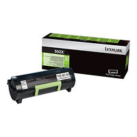 Lexmark International Lexmark 502X - Extra lång livslängd - svart - original - tonerkassett - LCCP, LRP