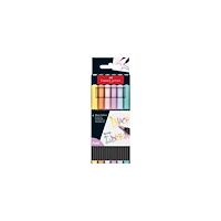 FABER-CASTELL Fiberpenna Black Edition pastel 6/fp