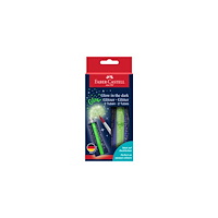 FABER-CASTELL Glitterfärg FABER Glow inthe dark 2x12ml