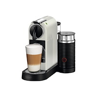 Delonghi De'Longhi Nespresso CitiZ EN 267.WAE - kaffemaskin med mjölkskummare - 19 bar - vit