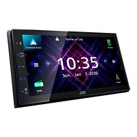 JVC JVC KW-M560BT - digital mottagare - display 6.8" - inbyggd enhet - Dubbel-DIN