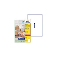 AVERY Etikett AVERY 199,6x289,1mm 100/fp