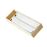 Olsen Home Olsen Home - Foil Cutter Double - Bamboo - 40 x 13.5 x 5.5 cm