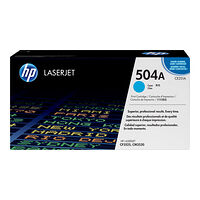 Hewlett-Packard HP 504A - cyan - original - LaserJet - tonerkassett (CE251A)