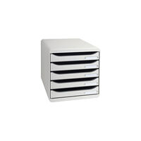 EXACOMPTA Blankettbox EXACOMPTA BIGBOX 5 lådor grå