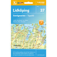 Kartförlaget 37 Lidköping Sverigeserien Topo50