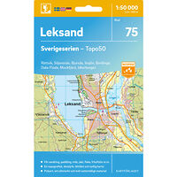 Kartförlaget 75 Leksand Sverigeserien Topo50