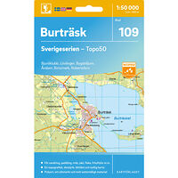 Kartförlaget 109 Burträsk Sverigeserien Topo50