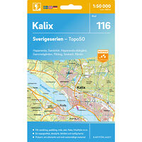 Kartförlaget 116 Kalix Sverigeserien Topo50