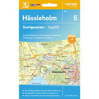 Kartförlaget 5 Hässleholm Sverigeserien Topo50