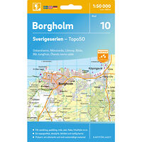 Kartförlaget 10 Borgholm Sverigeserien Topo50