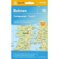 Kartförlaget 15 Bolmen Sverigeserien Topo50