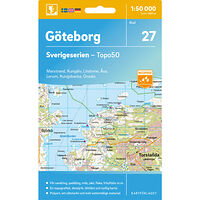 Kartförlaget 27 Göteborg Sverigeserien Topo50