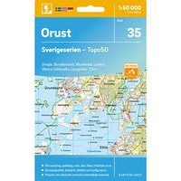 Kartförlaget 35 Orust Sverigeserien Topo50