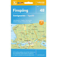 Kartförlaget 48 Finspång Sverigeserien Topo50