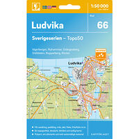 Kartförlaget 66 Ludvika Sverigeserien Topo50