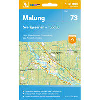 Kartförlaget 73 Malung Sverigeserien Topo50