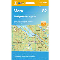 Kartförlaget 82 Mora Sverigeserien Topo50