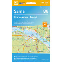 Kartförlaget 86 Särna Sverigeserien Topo50