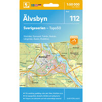 Kartförlaget 112 Älvsbyn Sverigeserien Topo50