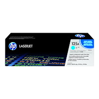 Hewlett-Packard HP 125A - cyan - original - LaserJet - tonerkassett (CB541A)