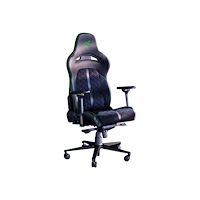 Razer Razer Enki - stol - gjutet polyuretanskum med hög densitet, EPU (elastomerpolyuretan), stålram, aluminiumbas - svart, gr...