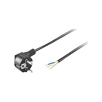 Goobay goobay - strömkabel - power CEE 7/7 till blank tråd - 1.5 m