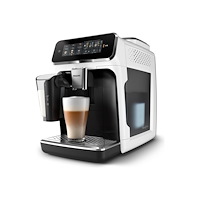 Philips Philips 3300 series EP3343 - automatisk kaffekokare med mjölkskummare - 15 bar - white/shiny black