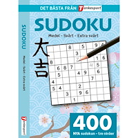 Tankesport 400 nya Sudoku : Medel - svårt - extra svårt (häftad)
