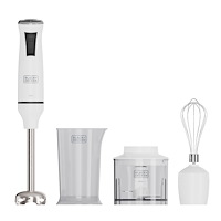 BLACK+DECKER Hand Blender 750W White Accessories