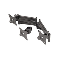 MACLEAN Maclean MC-691 monteringssats - justerbar arm - för 3 LCD-bildskärmar - svart