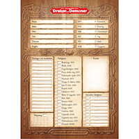 Fria Ligan Rollformulärsblock : ett tredjepartssupplement till Drakar och Demoner (bok)