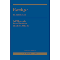Leif Holmqvist Hyreslagen : En kommentar (häftad)
