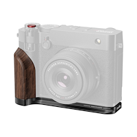 SMALLRIG SmallRig 5266 L-Shape Mount Plate with Wooden Handle for FUJIFILM GFX100RF Black