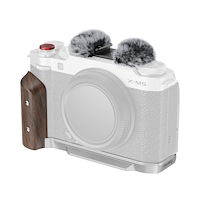 SMALLRIG SmallRig 5261 L-Shape Mount Plate with Wooden Handle for FUJIFILM X-M5 Sliver