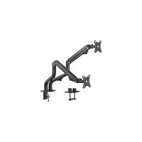 Gembird Gembird MA-DA2-02 monteringssats - justerbar - för 2 LCD/plasmapaneler - tippa, upp till 8 kg - svart av fin textur
