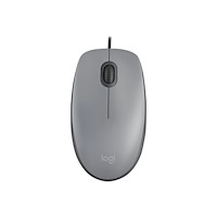 Logitech Logitech M110 Silent - mus - USB-A - mellangrå