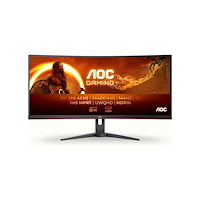 AOC AOC Gaming CU34G2XE/BK - LED-skärm - böjd - 34" - HDR