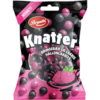 Brynild Knatter Hallonlakrits 80 g