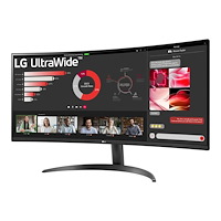 LG Electronics LG UltraWide 34WR50QK-B - LED-skärm - böjd - 34" - HDR (Öppnad)