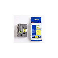 Brother Tape BROTHER TZEFX641 18mm Svart på Gul