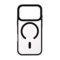 ONSALA Back Bumper Clear Case MagSerie iPhone 17 Pro Clear Case Black