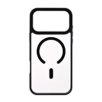 ONSALA Back Bumper Clear Case MagSerie iPhone 17 Pro Max Clear Case Black