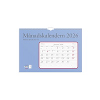 Burde Väggkalender Månadskalendern 2026