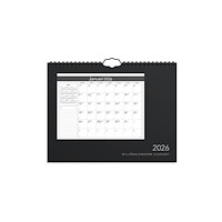 Burde Väggkalender Miljökalendern Elegant 2026