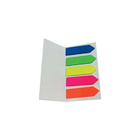 Lyreco Indexfilm LYRECO 12x42mm 5 färg 125/fp