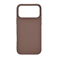 ONSALA Back Sil Touch Recycled MagSerie iPhone 17 Pro Max Chocolate